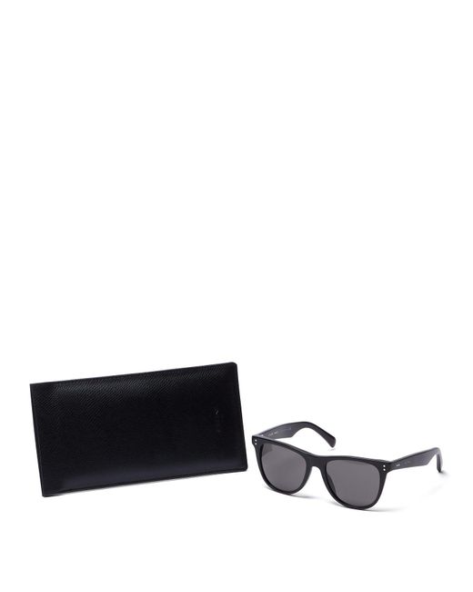 Céline Square Frame Acetate Sunglasses in Black for Men - Lyst