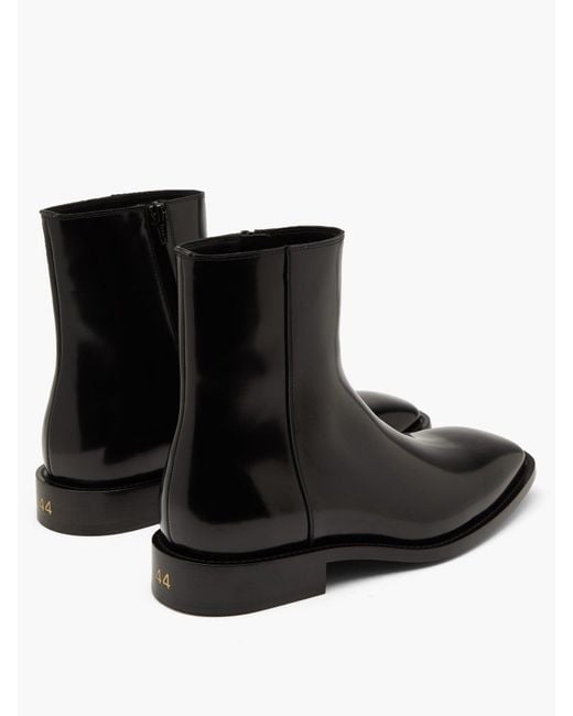 balenciaga square toe boots