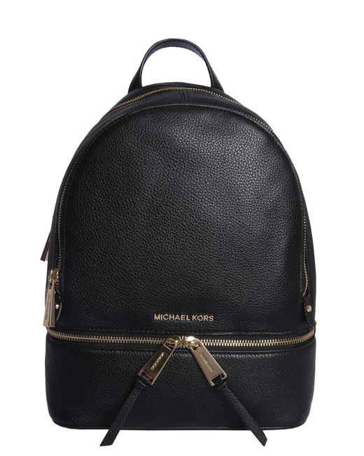 MICHAEL Michael Kors Rhea Zip Large Backpack in Black - Save 23% - Lyst