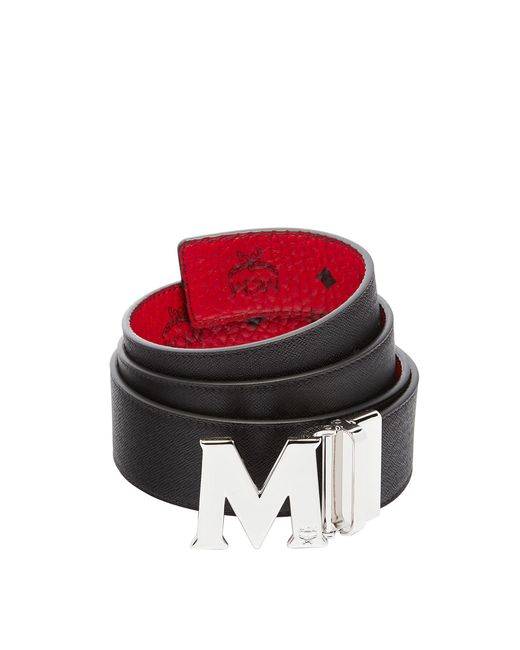 Lyst - Mcm Claus Reversible Belt 1.8&quot; in Red for Men