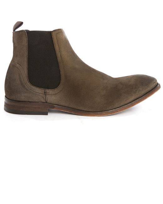 Hudson jeans Patterson Taupe Suede Chelsea Boots in Brown for Men Lyst