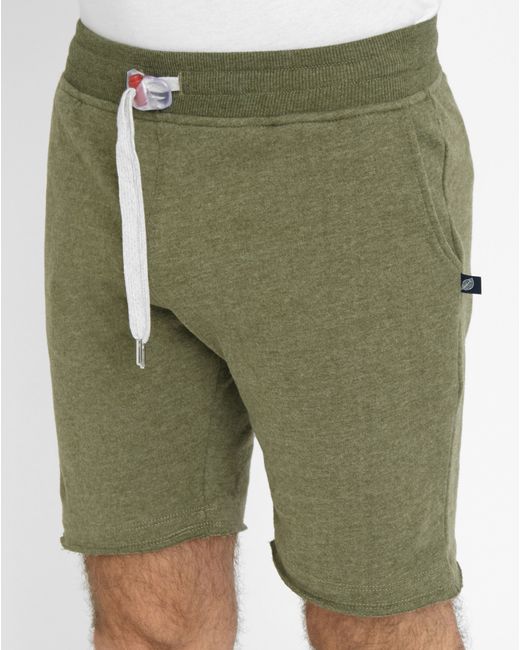 Sweet pants Mottled-khaki Terry Jogging Shorts in Green for Men | Lyst