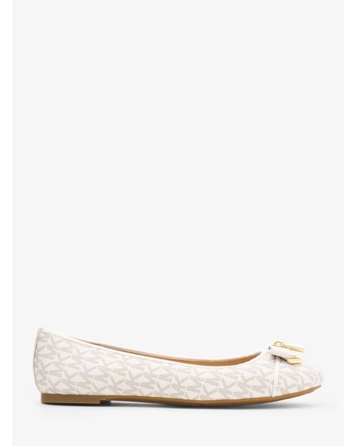 alice logo ballet flat michael kors