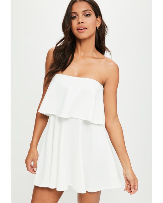 satin bardot dress