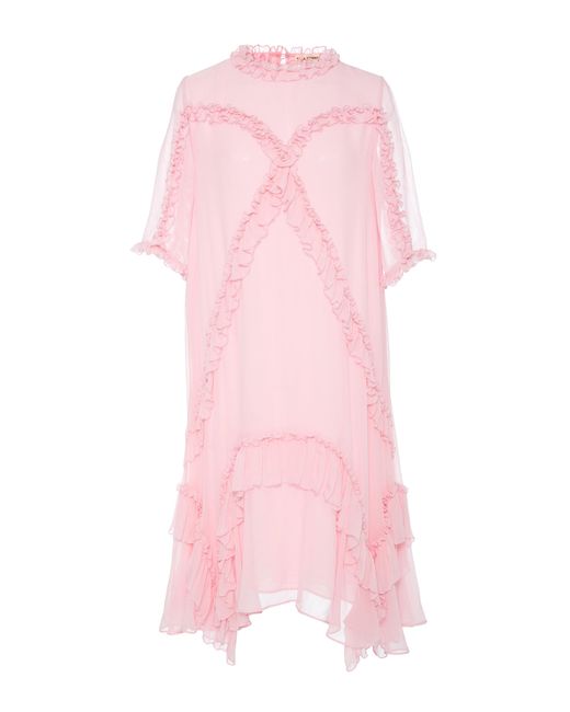 Ulla johnson Ruffled Pegeen Dress in Pink | Lyst