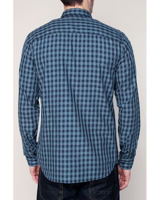 Jack & jones Long Sleeve Shirt in Blue for Men | Lyst