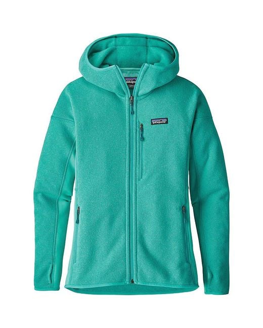 patagonia down sweater hoody blue