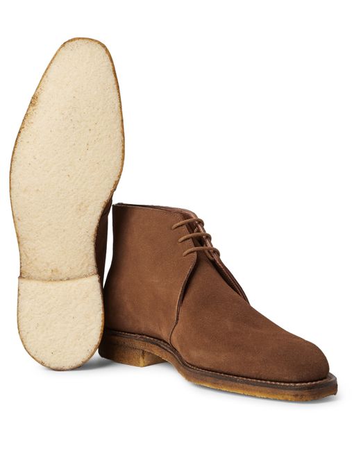 George cleverley Suede Chukka Boots in Brown for Men | Lyst