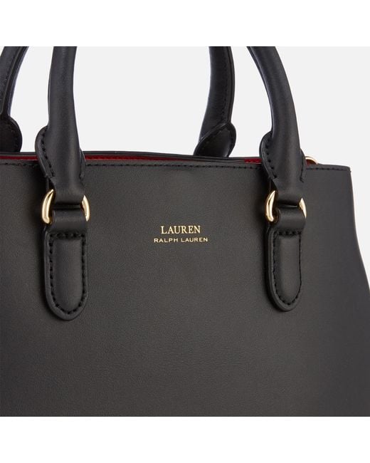 ralph lauren mini leather marcy satchel