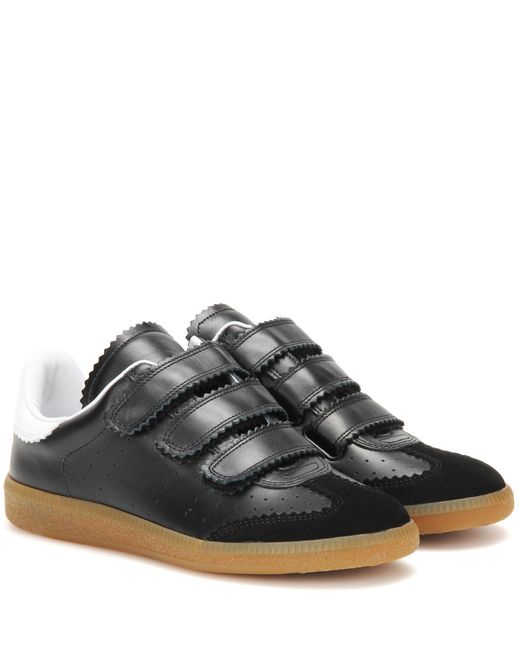 isabel marant black beth sneakers