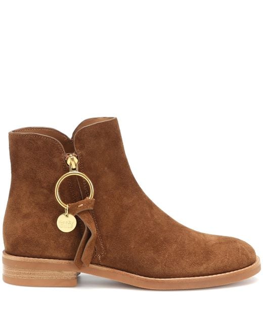 see by chloe suede boots