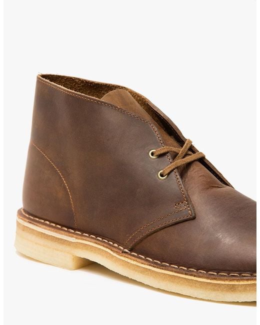 mens clarks desert boots beeswax