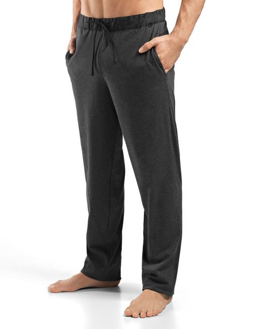 Hanro Night & Day Lounge Pants in Black for Men | Lyst