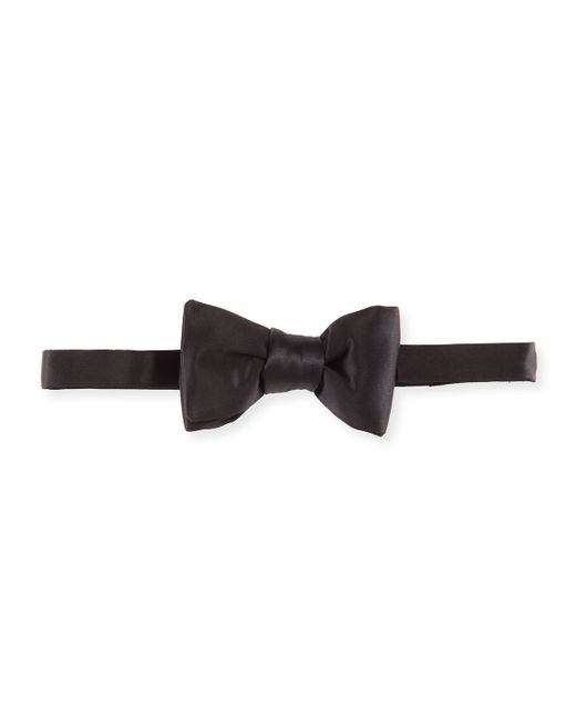Tom ford black satin bow tie #4