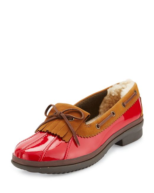 ugg patent leather flats