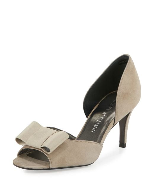 stuart weitzman bow pump