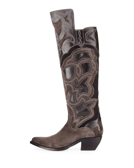 frye shane thigh high boots