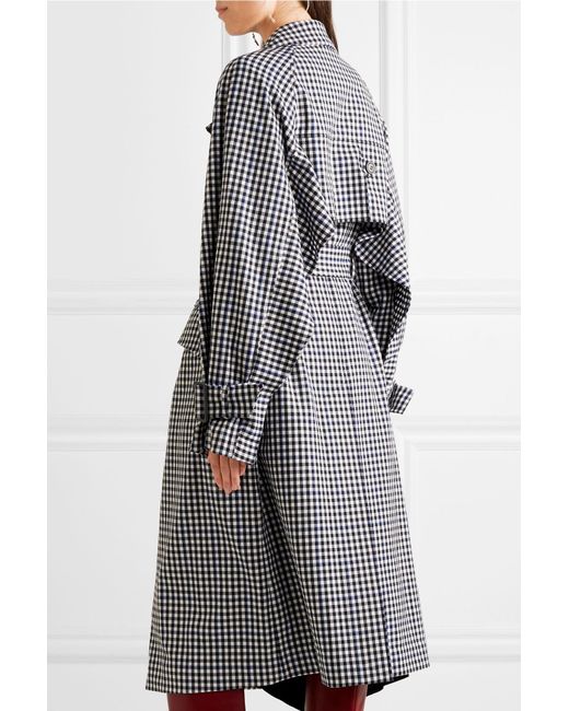 Vichy En Black Coat Trench Tibi Serge Lyst pwHXzqntx