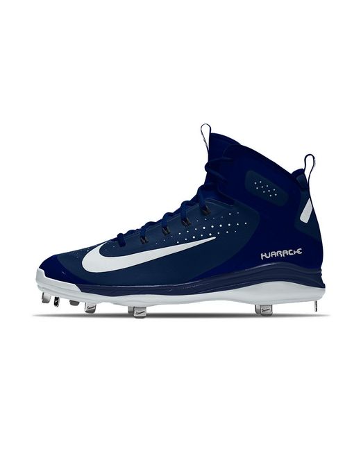 nike huarache blue cleats