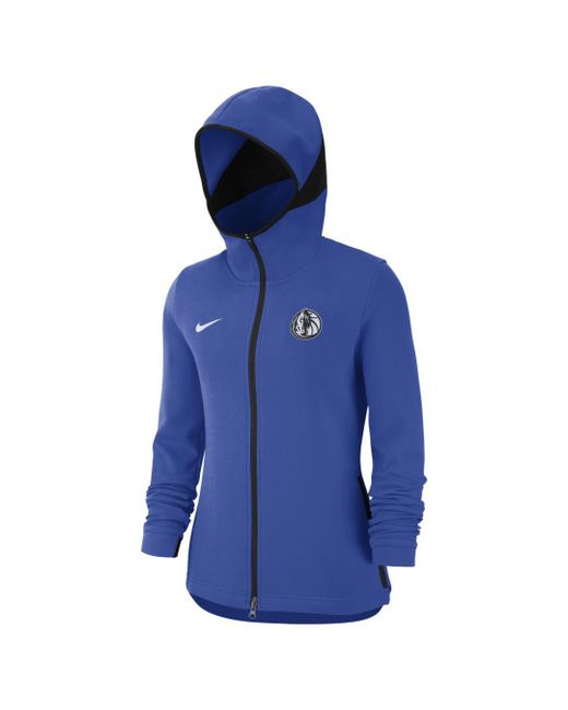 Nike Dallas Mavericks Dri-fit Showtime Nba Hoodie in Blue ...