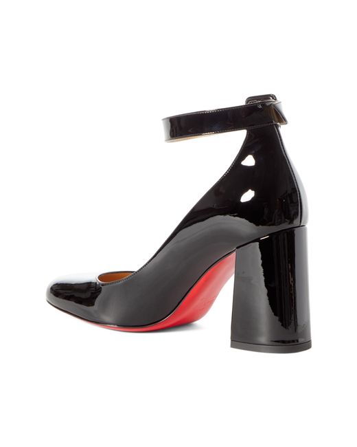 louboutin heels with ankle strap
