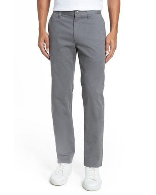 Bonobos Slim Fit Stretch Cotton Chinos in Gray for Men - Save 52% | Lyst