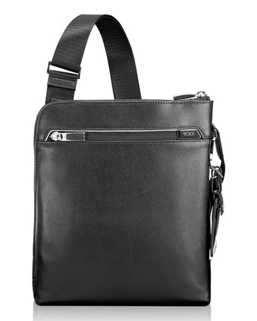 Tumi 'arrive - Owen' Leather Crossbody Bag in Black for Men | Lyst