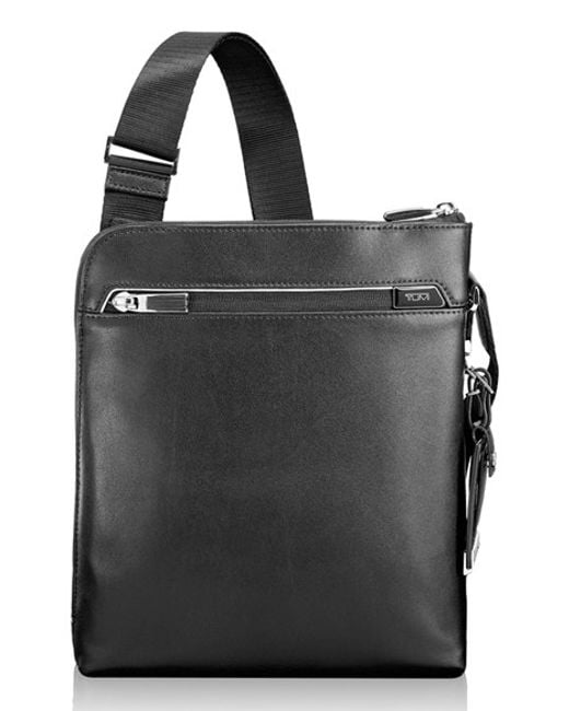 Tumi 'arrive Owen' Leather Crossbody Bag in Black for Men Lyst