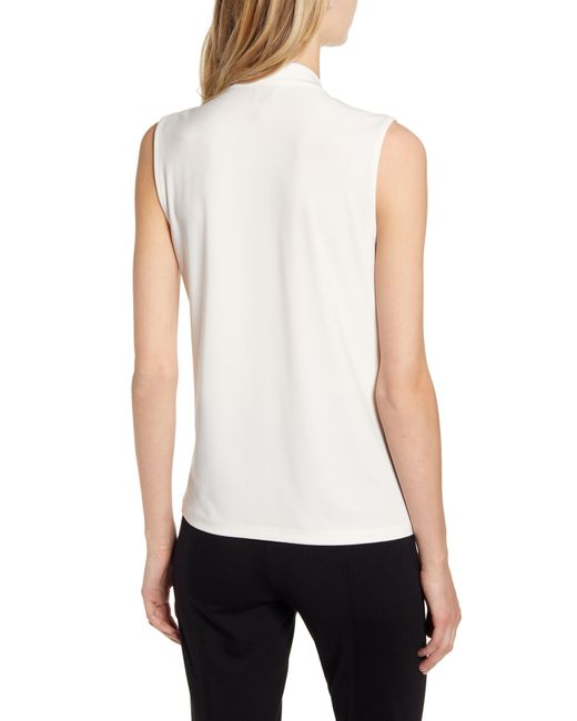 anne klein no iron white blouse