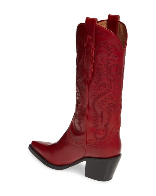 jeffrey campbell dagget genuine calf hair western boot
