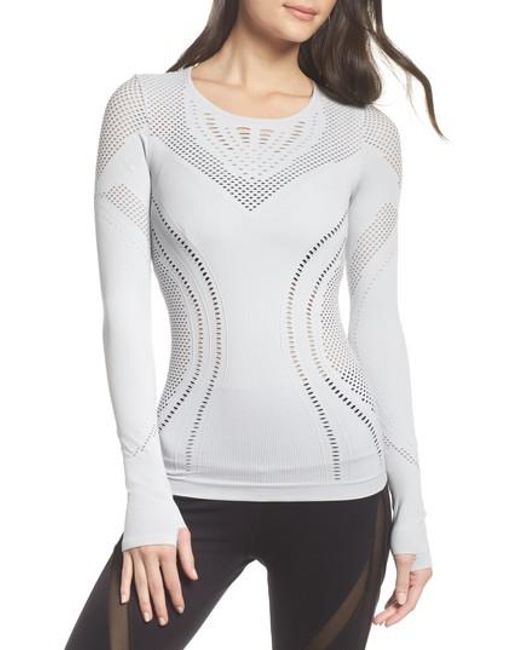 alo yoga mesh top