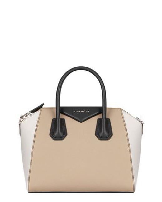 Lyst Givenchy Small Antigona Tricolor Sugar Leather Satchel In Black Givenchy Black Small Antigona Tricolor Sugar Leather Satchel Lyst