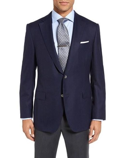 Samuelsohn 'bailey' Classic Fit Wool Travel Blazer in Blue for Men | Lyst