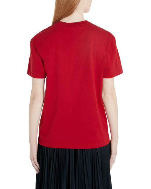 vltn red t shirt