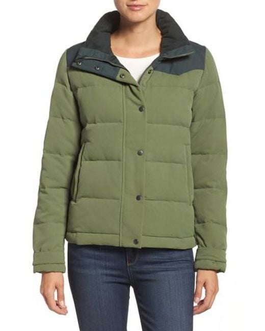 patagonia green down jacket