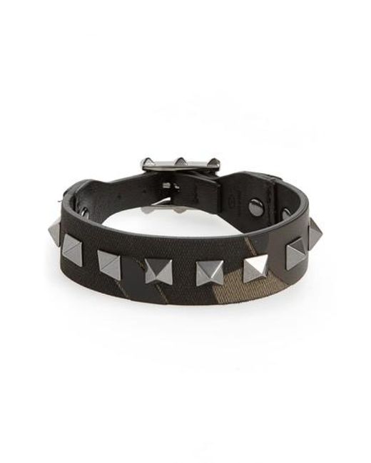 Lyst Valentino Studded Camo Bracelet For Men Valentino Multicolor Studded Camo Bracelet For Men Lyst