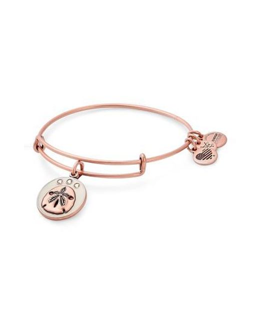 Lyst Alex And Ani Sand Dollar Color Infusion Expandable Charm Alex And Ani Metallic Sand Dollar Color Infusion Expandable Charm Bracelet Lyst