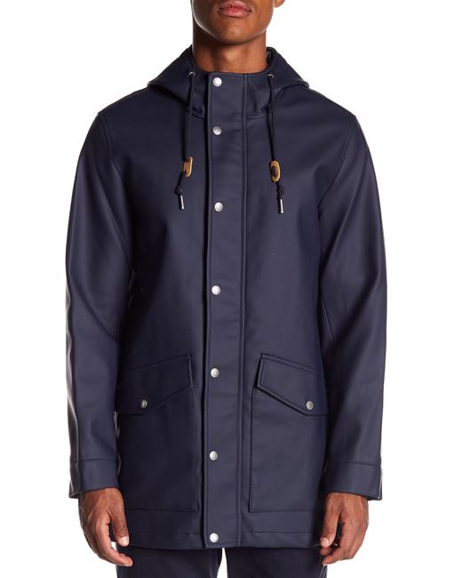 Levi's Synthetic Rainy Days Hooded Jacket in Navy (Blue) for Men - Lyst