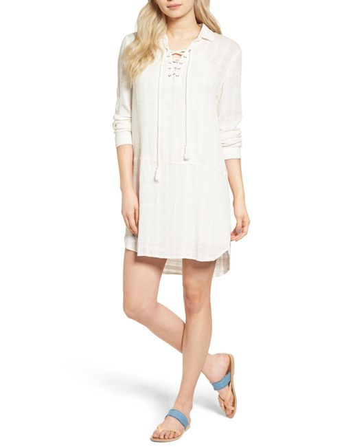 Splendid Lace Up Tunic Dress | SHOPBOP