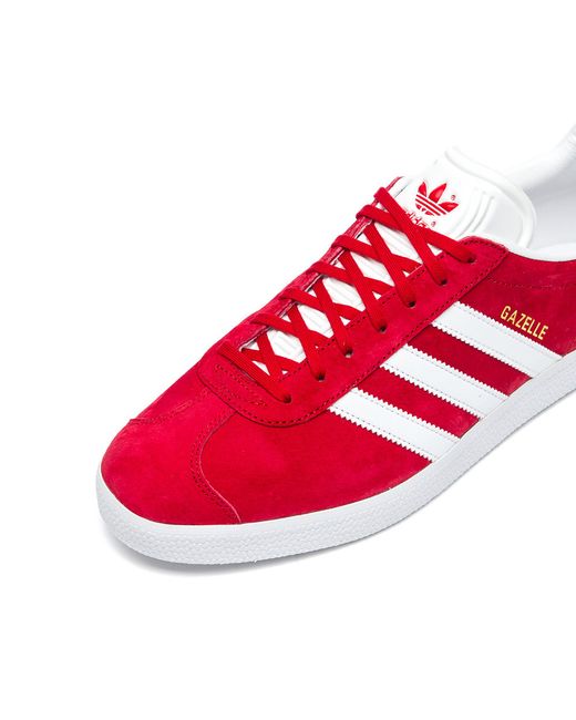 Adidas originals Gazelle Trainers In Red S76228 in Red - Save 65% | Lyst