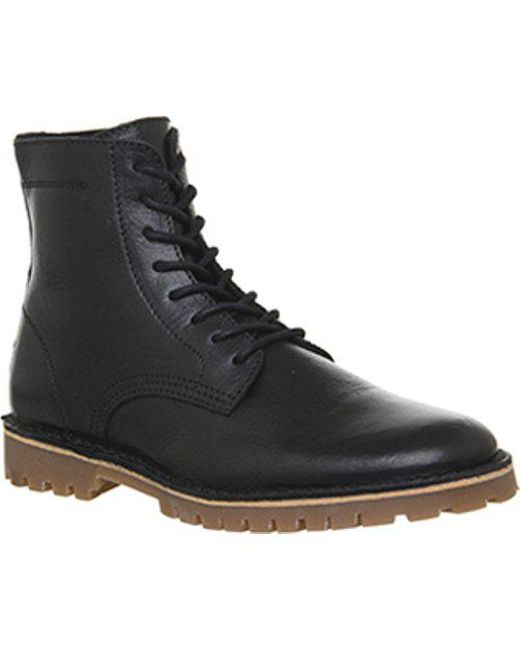 Lyst Office Impala Lace Boot In Black For Men Office Men S Black Impala Lace Boot