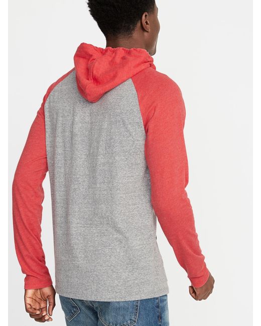 Download Lyst - Old Navy Soft-washed Color-blocked Tee Hoodie in ...