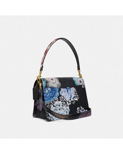 COACH Leather Tabby Shoulder Bag With Kaffe Fassett Print in Black Lyst