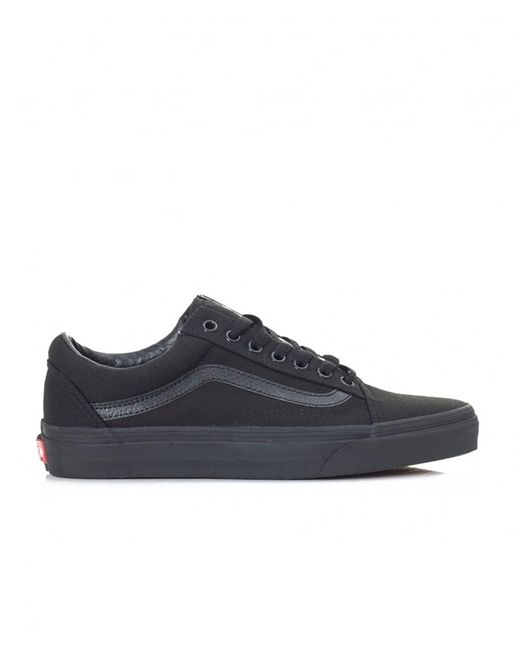 mens vans black old skool trainers mens vans black old skool trainers