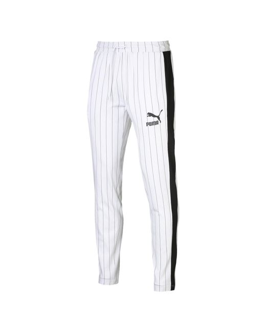 puma pinstripe pants