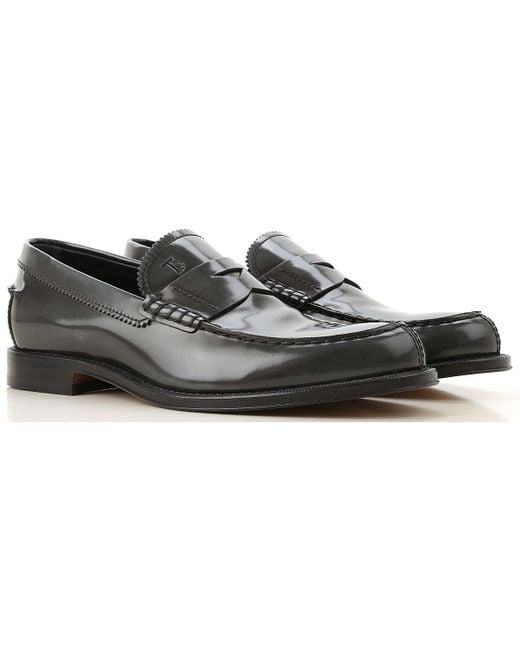 Tod&#39;s Loafers For Men On Sale in Black for Men - Lyst