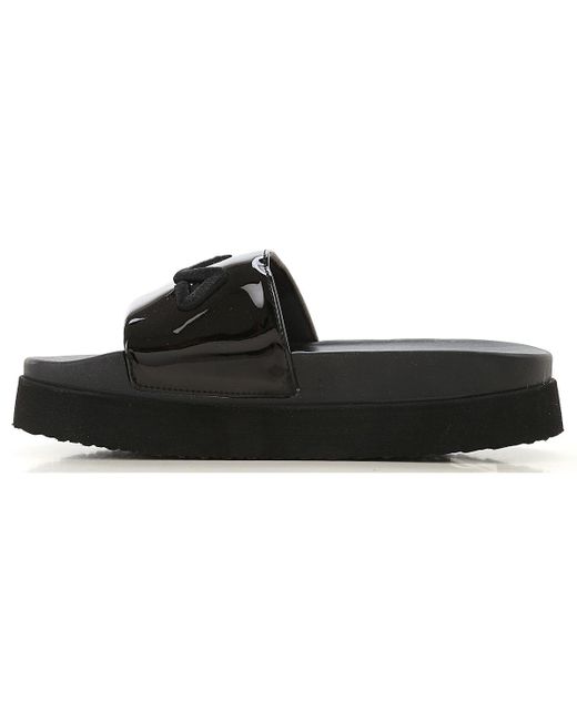 fila sandals womens black