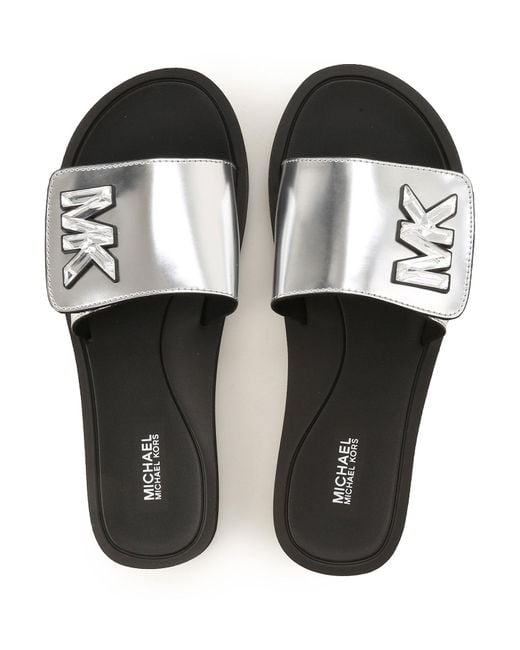 Michael Kors Sandals For Women On Sale in Metallic - Lyst