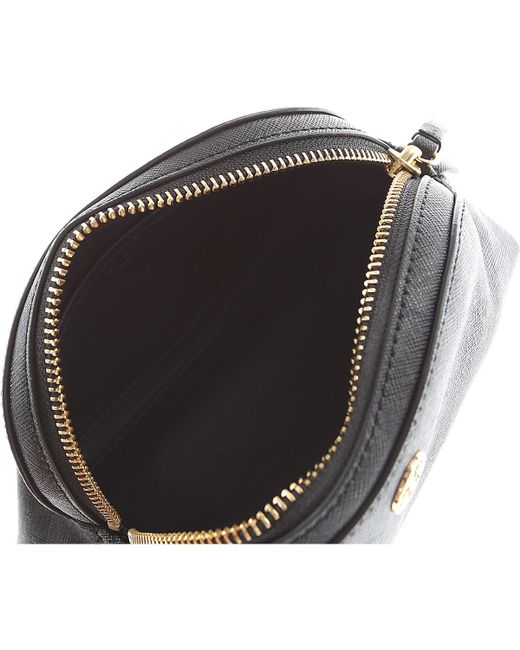 tory burch black makeup bag