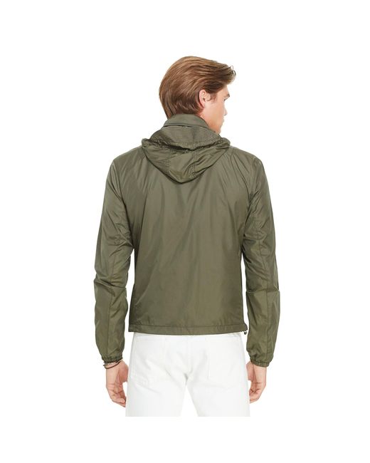 Polo ralph lauren Retford Packable Windbreaker Jacket in Green for Men ...